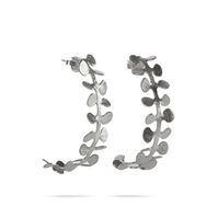 Pendientes Claudia Color Plata Grande T. Única-220723 Pendientes Claudia Color Plata Grande T. Única-220723 3